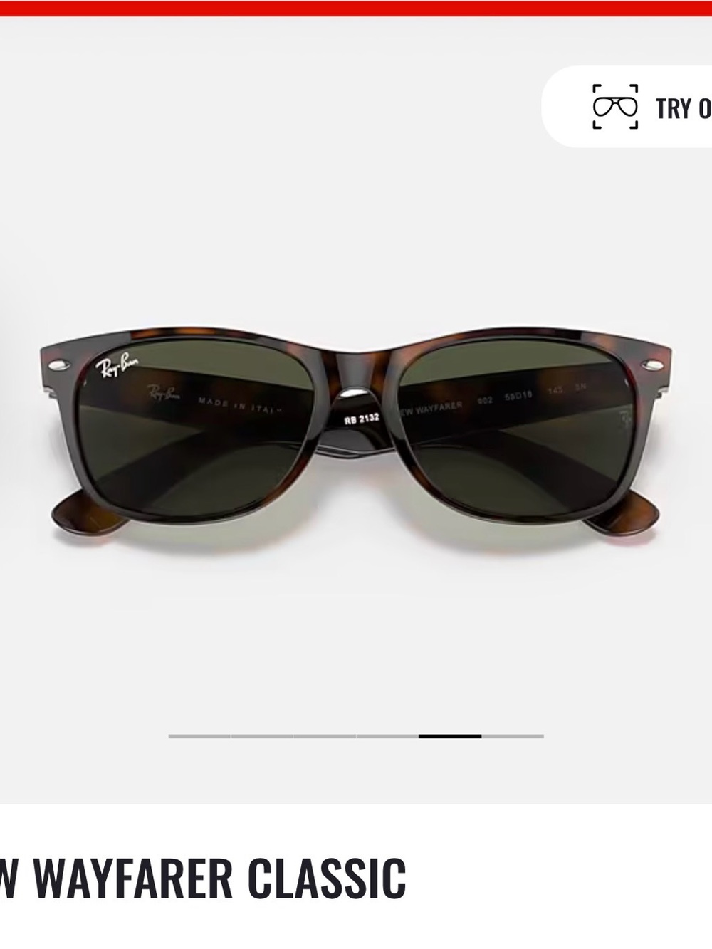 NEW WAYFARER CLASSIC Tortoise Green 

NEW in Box